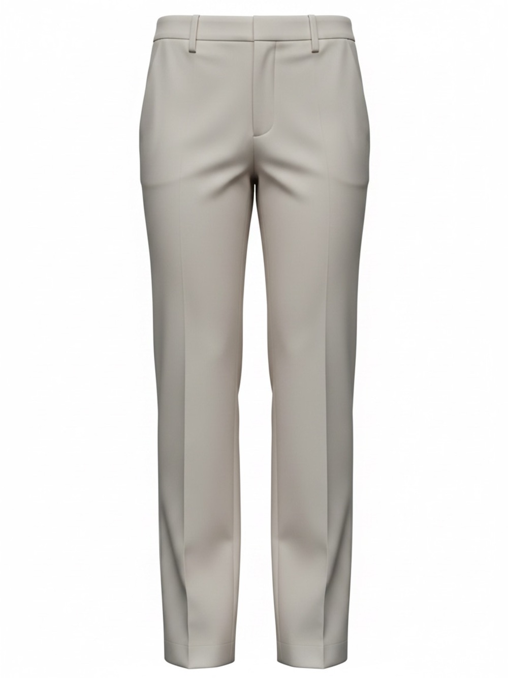 Theory Classic Straight-Leg Pants in white